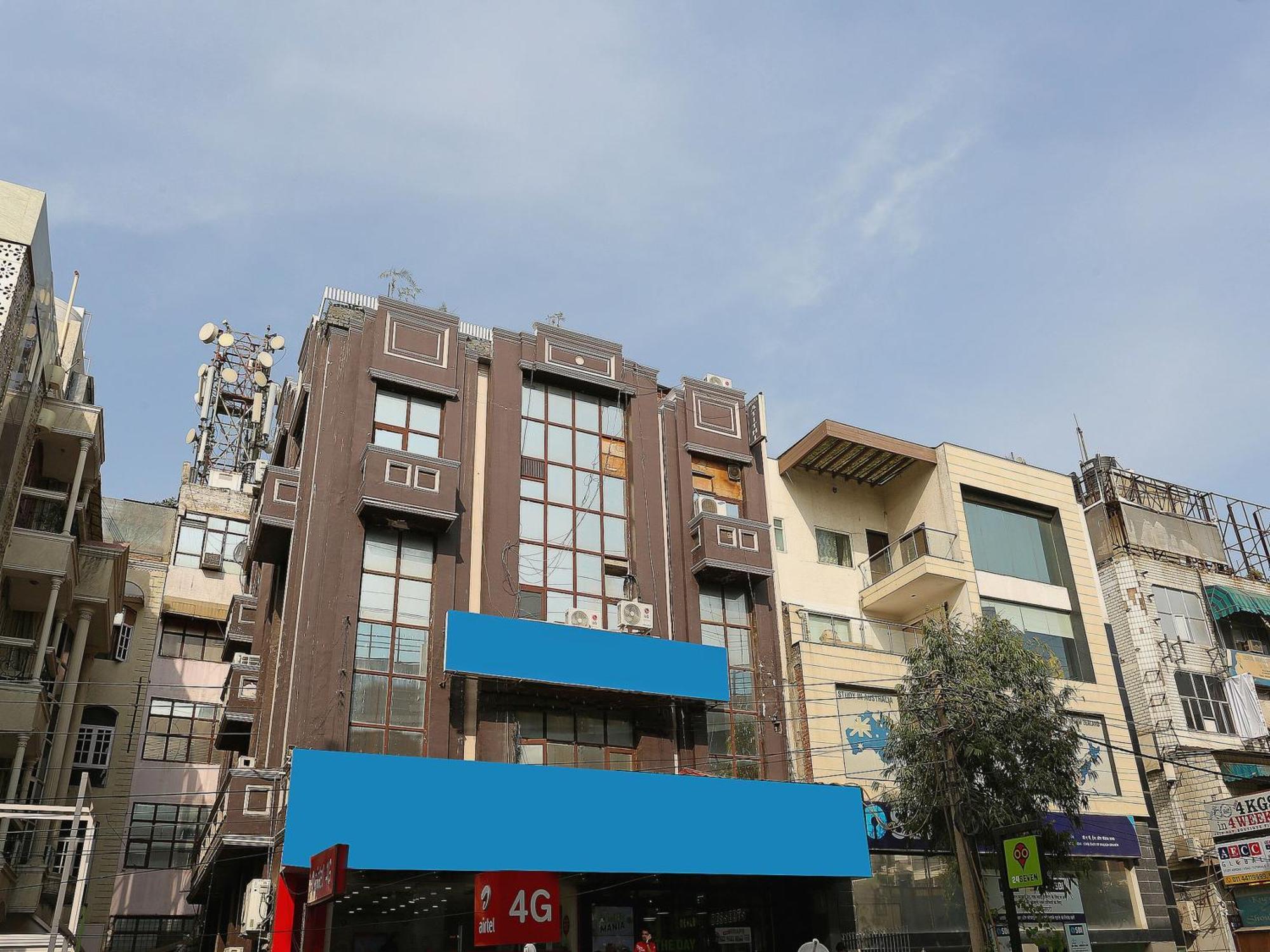 Oyo Flagship Hotel F Five New Delhi Buitenkant foto