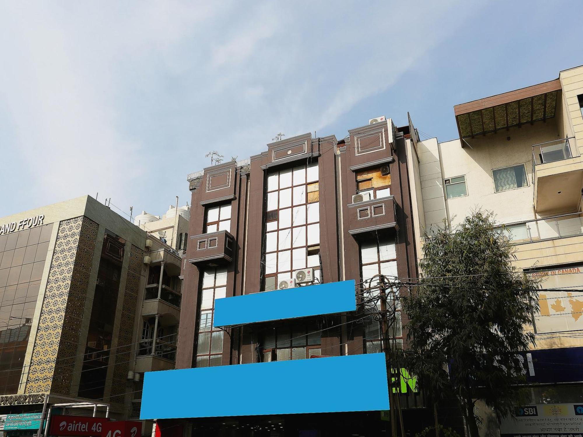 Oyo Flagship Hotel F Five New Delhi Buitenkant foto