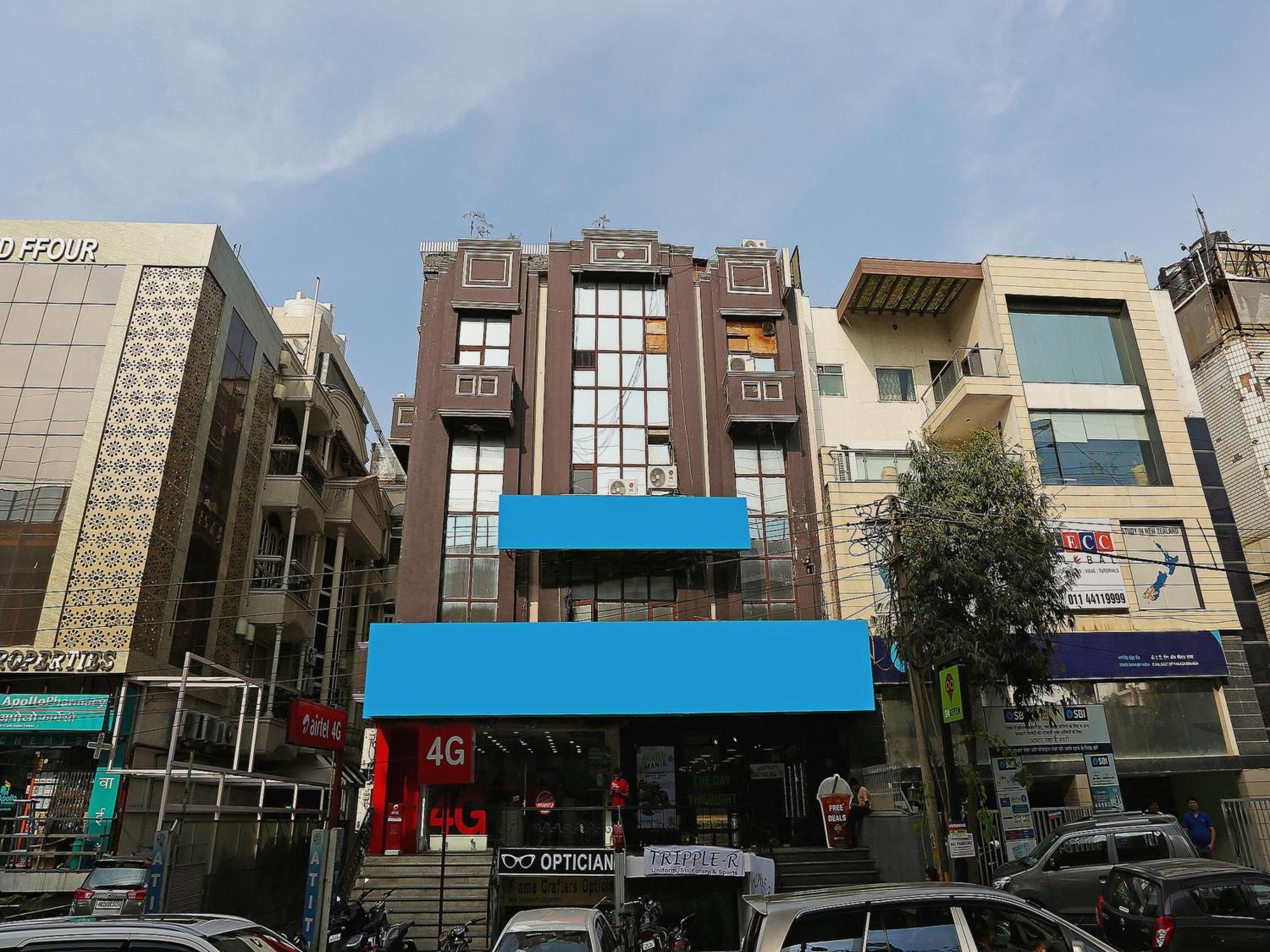 Oyo Flagship Hotel F Five New Delhi Buitenkant foto